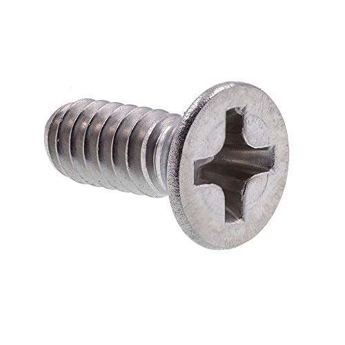 Prime-Line 9000496 Machine Screws, Flat Head, Phillips Drive, #6-32 X 3/8 in, Grade 18-8 Stainless Steel, (25-pack)