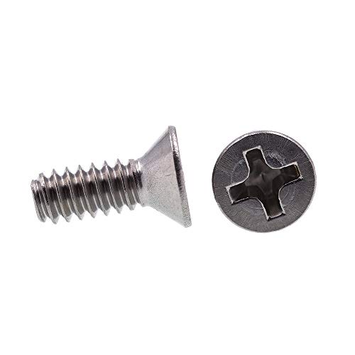 Prime-Line 9000496 Machine Screws, Flat Head, Phillips Drive, #6-32 X 3/8 in, Grade 18-8 Stainless Steel, (25-pack)