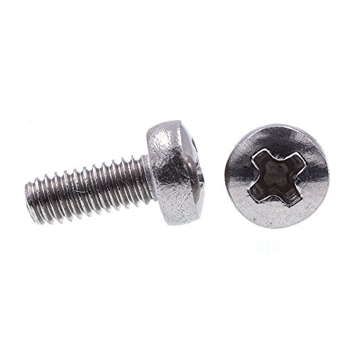 Prime-Line 9130834 Machine Screws, Metric, Pan Head, Phillips Drive, M2.5-0.45 X 6MM