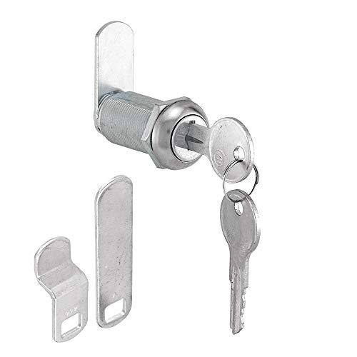 Prime-Line MP4542S Mailbox Lock, 1-3/8 in, Diecast Construction, Nickel Plated Finish, Keyed Different, (single pack)