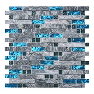 art3d decorative tile for kitchen backsplash or bathroom backsplash (5 pack)