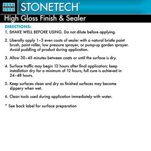 STONETECH High Gloss Finish & Sealer, 1 Quart/32OZ (946ML) Bottle