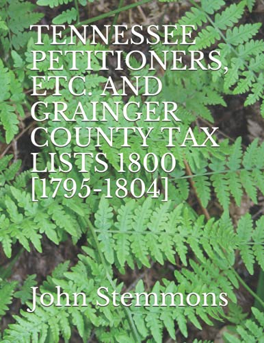 TENNESSEE PETITIONERS, ETC. AND GRAINGER COUNTY TAX LISTS 1800 [1795-1804]