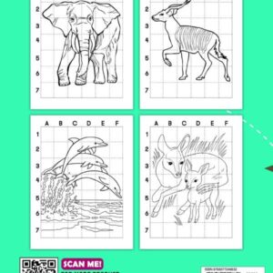 How To Draw Mammals: Collection Of Lots Of Animals With 30 Simple And Basic Illustrations To Learn To Draw | Anti Stress Gifts | New Year Gifts | For Beginners, Kids And More