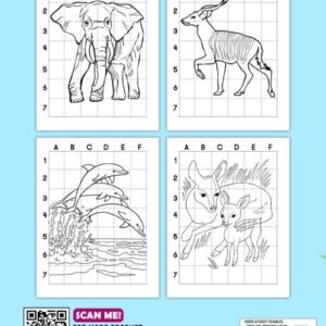 How To Draw Mammals: Step-By-Step Guide Book For Drawing With 30 Easy Pictures Inside | Stress Relief Gifts | Birthday Gifts | Creativity Gifts