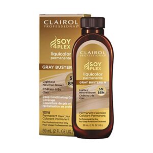 clairol professional permanent liquicolor for dark hair color, 5n lightest neutral brown, 2 oz