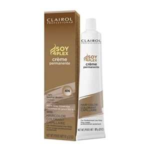 clairol professional permanent crème, 4n light neut brown, 2 oz