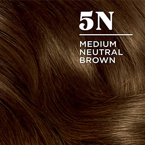 Clairol Nice'n Easy Permanent Hair Dye, 5N Medium Neutral Brown Hair Color, Pack of 3