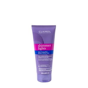 clairol professional shimmer lights violet toning mask 200ml