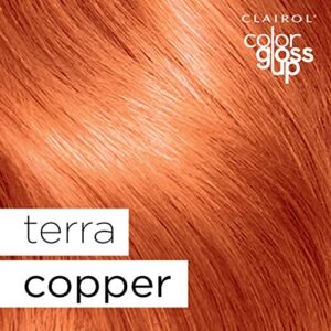 Clairol Color Gloss Up Temporary Hair Dye, Terra Copper Hair Color, Pack of 1 (Packaging may vary)