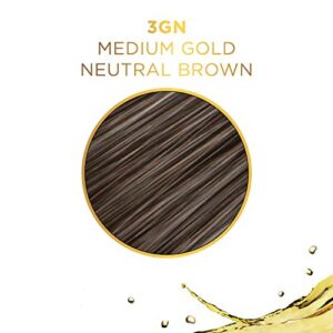 Clairol Professional Permanent Liquicolor for Dark Hair Color, 3gn Mediumium Gold Neutral Brown, 2 oz