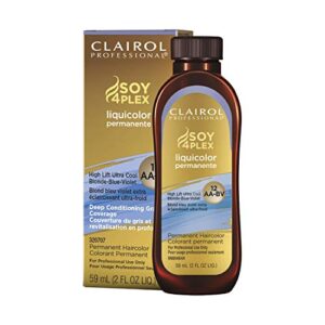 Clairol Professional Permanent Liquicolor for Blonde Hair Color, 12aa-bv High Cool Blonde, 2 oz