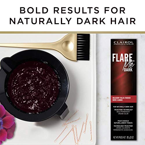 Clairol Professional Flare Me Hair Color Dark, 5vvr Turn Up The Beet, 2 oz