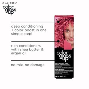 Clairol Color Gloss Up Temporary Hair Dye, Rosé All Day Hair Color, Pack of 1