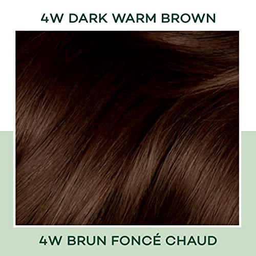 Clairol Natural Instincts Demi-Permanent Hair Dye, 4W Dark Warm Brown Hair Color, Pack of 2