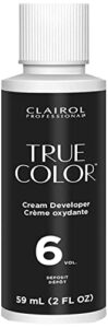 clairol professional true color crème 6 vol developer 2oz