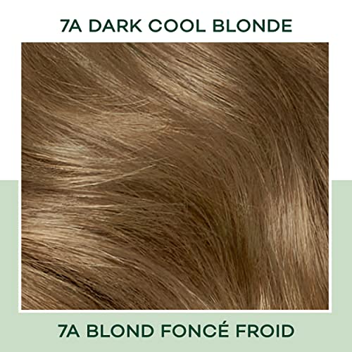 Clairol Natural Instincts Demi-Permanent Hair Dye, 7A Dark Cool Blonde Hair Color, Pack of 1