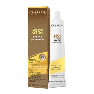 clairol professional permanent crème hair color 7g med gold blonde