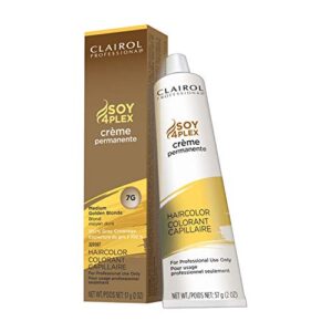 Clairol Professional Permanent Crème Hair Color 7g Med Gold Blonde