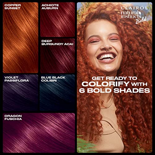 Natural Instincts Bold Permanent Hair Dye, C64 Copper Sunset Hair Color, Pack of 1