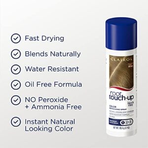 Clairol Root Touch-Up Temporary Spray, Light Brown Hair Color, 1.85 Ounce (Pack of 2)