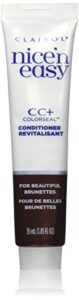 clairol nice ‘n easy cc plus color seal conditioner, beautiful brunettes, 1.85 fluid ounce