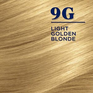 Clairol Nice'n Easy Permanent Hair Dye, 9G Light Golden Blonde Hair Color, Pack of 1