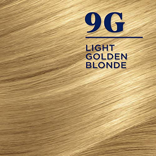 Clairol Nice'n Easy Permanent Hair Dye, 9G Light Golden Blonde Hair Color, Pack of 1