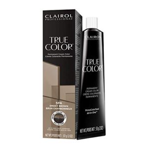 clairol professional true color permanent cream color 5pa smoky brown