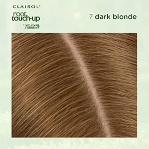 Clairol Root Touch-Up by Natural Instincts Permanent Hair Dye, 7 Blonde Hair Color, Pack of 1