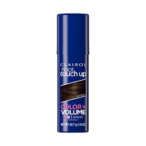 root touch-up 2-in1 spray temporary spray, dark brown hair color, pack of 1