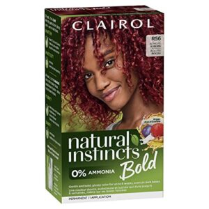 natural instincts bold permanent hair dye, r56 achiote auburn hair color, pack of 1