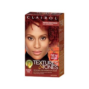 clairol professional textures & tones hair color 5rr fire