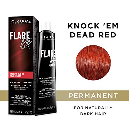 Clairol Professional Flare Me Hair Color Dark, 6rr Knock Dead Red, 2 oz