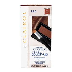 clairol root touch-up temporary concealing powder, red hair color, pack of 1