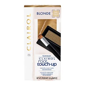 clairol root touch-up temporary concealing powder, blonde hair color, pack of 1