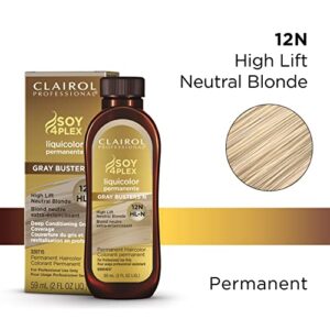 Clairol Professional Permanent Liquicolor for Blonde Hair Color, 12n High Lift Neutral Blonde, 2 oz