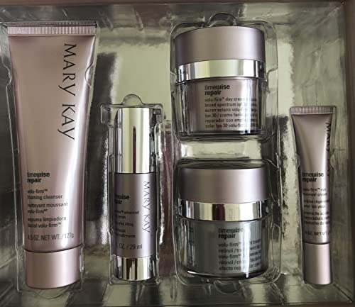 Mary Kay NEW TimeWise Repair Volu-Firm 5 Product Set Adv Skin Care FULL SIZE! incluide/day cream with spf 30/night treatment cream/eye cream/serum/cleanser/retail $199.00 new shipped next bussines day