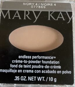 mary kay endless performance creme to powder foundation ivory 4