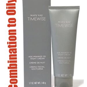 Mary Kay Timewise Age Minimize 3D Night Cream Combination to Oily Skin (1.7 oz) (089007)