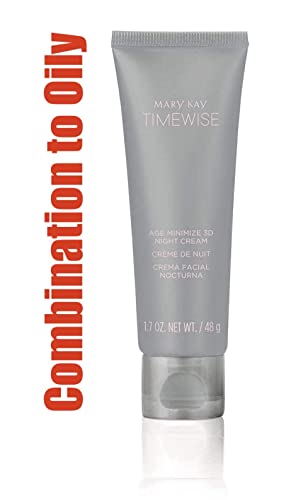 Mary Kay Timewise Age Minimize 3D Night Cream Combination to Oily Skin (1.7 oz) (089007)