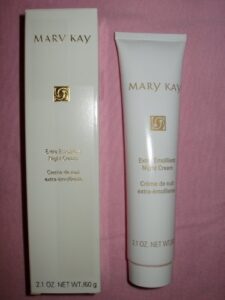 mary kay extra emollient night cream (very dry skin; safe for sensitive skin)