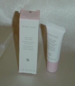 mary kay satin lips lip balm ~ new in box ~ full size ~ pink lid