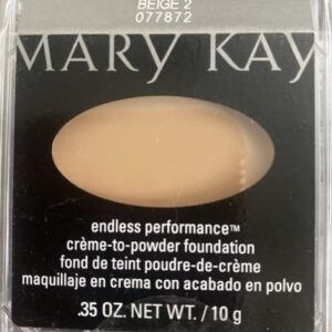 Mary Kay Endless Performance Creme to Powder Foundation~Beige 2