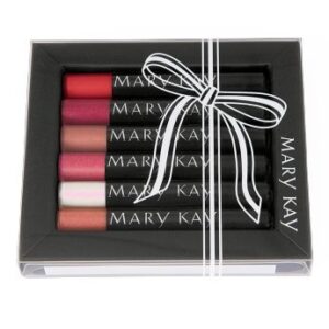 Mary Kay Nourishine Plus Lip Gloss Set (Rock n Red, Sparkle Berry, Fancy Nancy, Pink Luster, Silver Moon and Cafe au Lait)