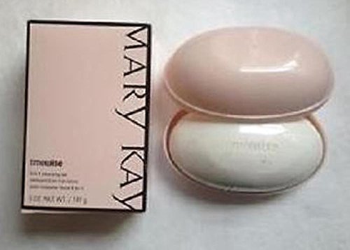 Mary Kay 3-1 Cleansing Bar with Soap Dish All Skin Body Face Cleanser Unisex 5 Oz / 141 grms