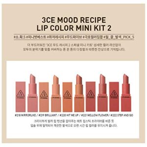 Stylenanda 3CE Mood Recipe Lip Color Mini Kit2 Matte Lipstick Korea cosmetics