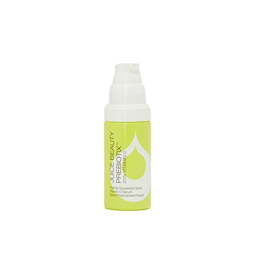 Juice Beauty PREBIOTIX Freshly Squeezed Glow, 20% Vitamin C Serum with Hyaluronic Acid, .9 fl oz