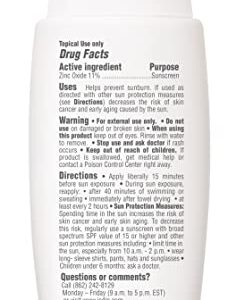 ISDIN Eryfotona Actinica Zinc Oxide and 100% Mineral Sunscreen Broad Spectrum SPF 50+, No White Cast, Suitable for Sensitive Skin, 3.4 Fl Oz