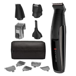 remington pg6171 the crafter – beard boss style and detail kit, beard trimmer, grooming set, platinum, 11 pieces